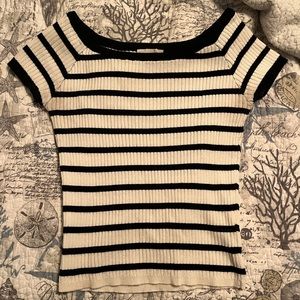 Pacsun crop striped top